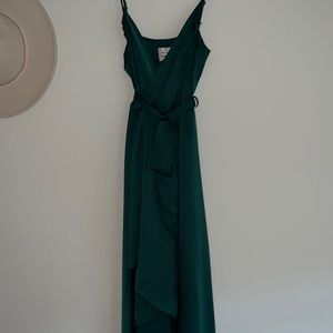 HELLO MOLLY like a prayer teal midi